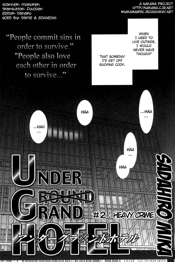 Page 1 Chapter 9 Under Grand Hotel