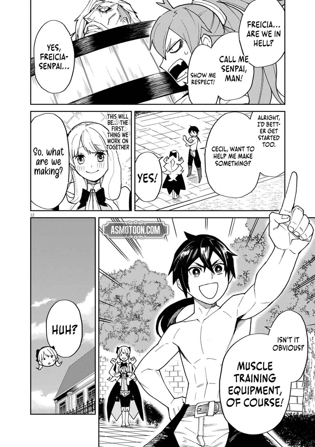 Page 13 Chapter 12 Game Akuyaku Kizoku ni Tensei Shita Ore wa, Chiito Kinniku de Musou Suru