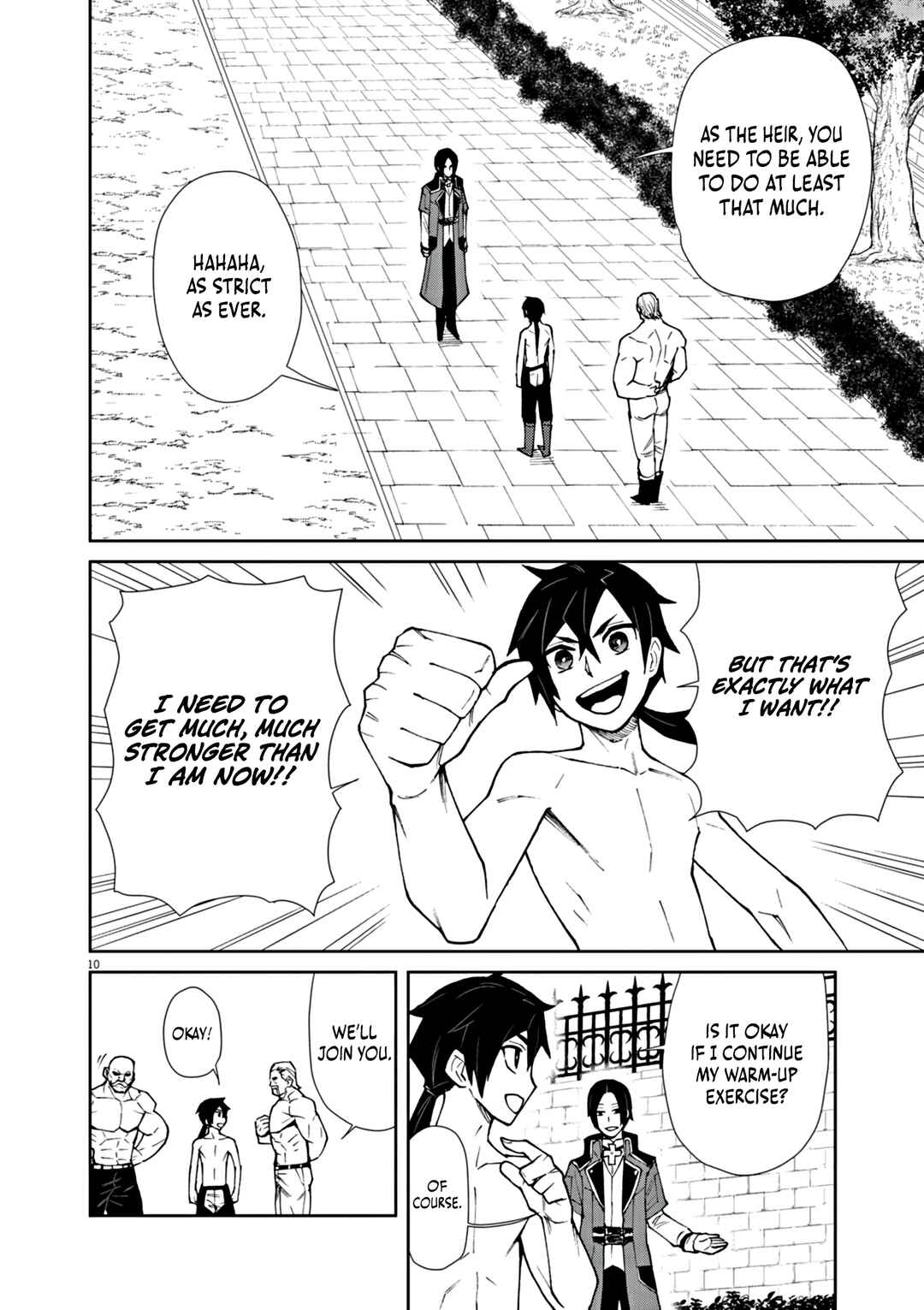Page 11 Chapter 2 Game Akuyaku Kizoku ni Tensei Shita Ore wa, Chiito Kinniku de Musou Suru