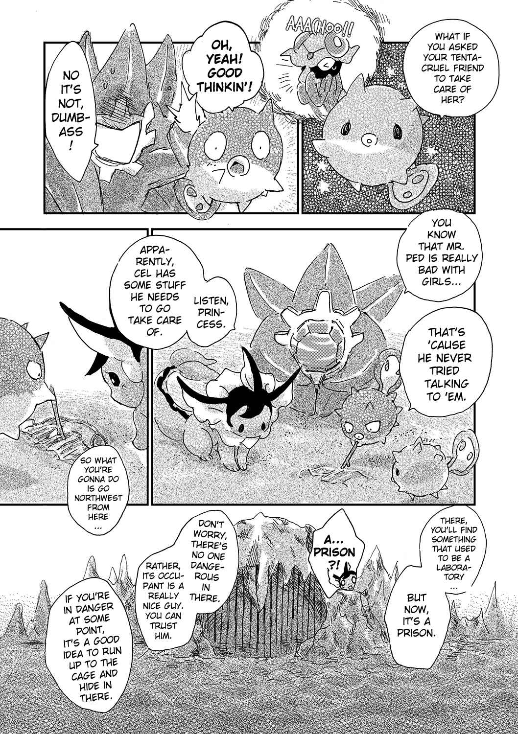 Page 14 Chapter 3 Pokemon - Someday, On the Star-Falling Sea (Doujinshi)