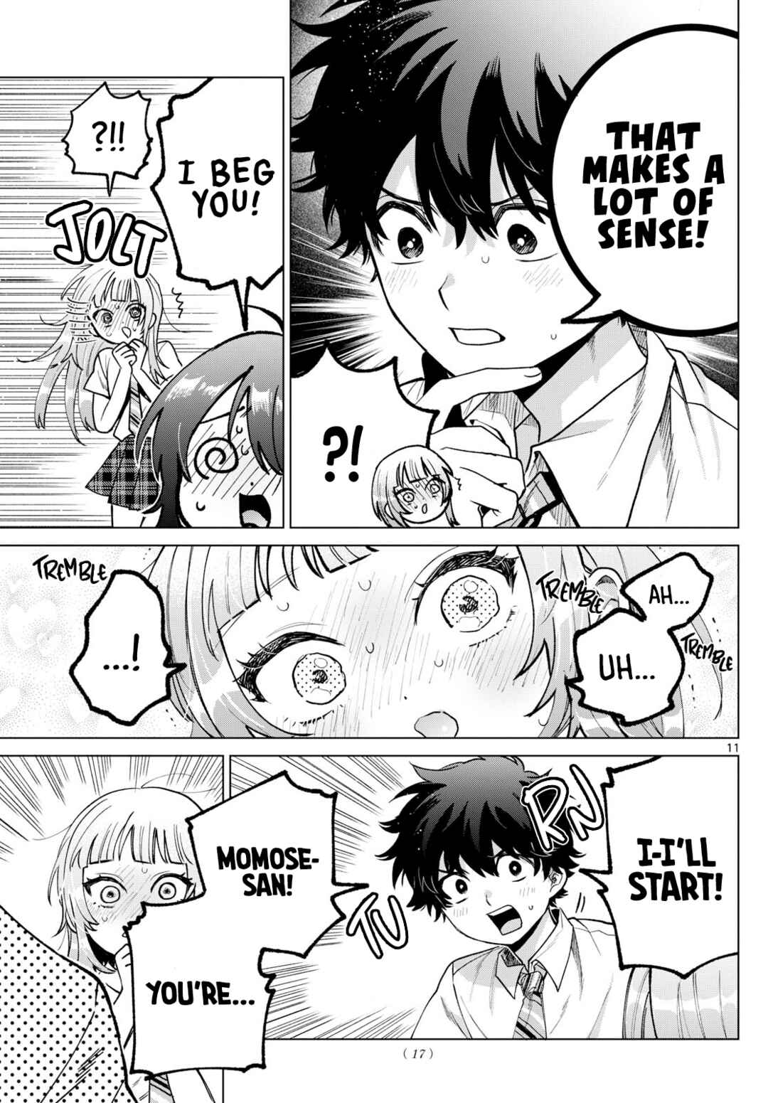 Page 11 Chapter 42 Momose Akira no Hatsukoi Hatan-chuu.