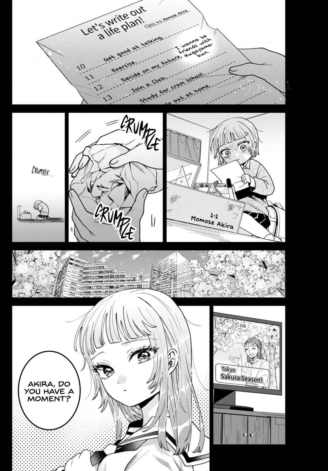Page 14 Chapter 32 Momose Akira no Hatsukoi Hatan-chuu.