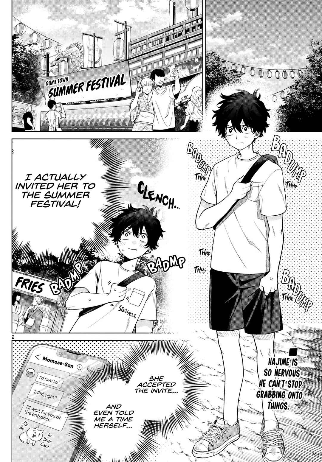 Page 2 Chapter 18 Momose Akira no Hatsukoi Hatan-chuu.