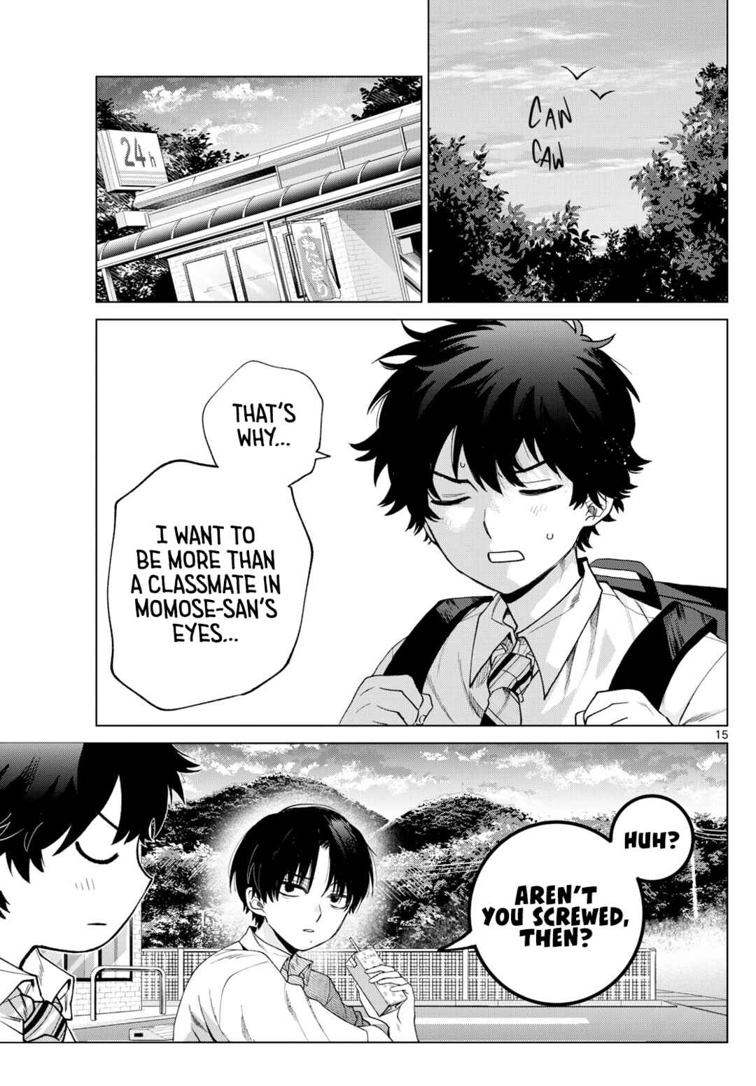 Page 15 Chapter 36 Momose Akira no Hatsukoi Hatan-chuu.