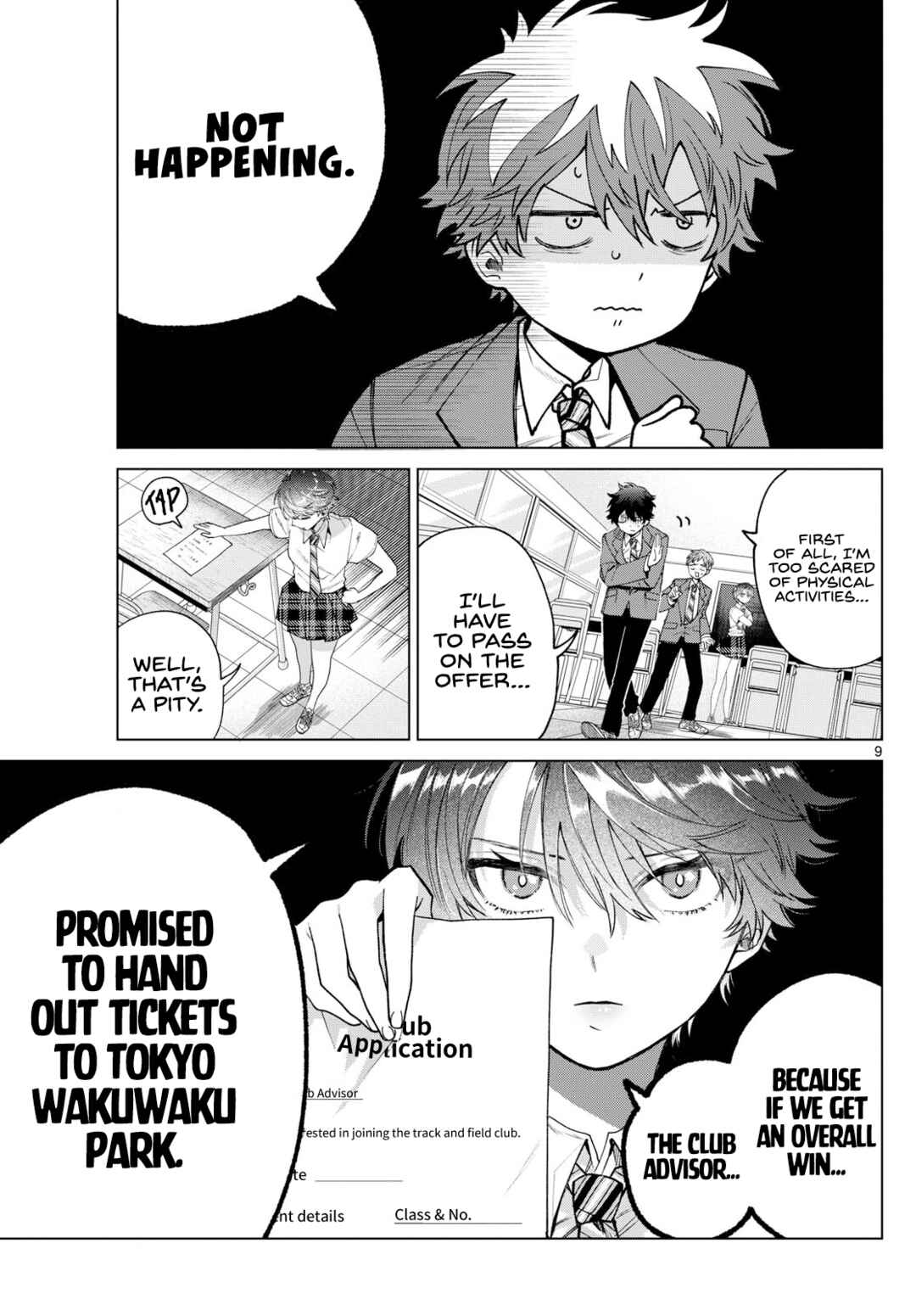 Page 9 Chapter 25 Momose Akira no Hatsukoi Hatan-chuu.
