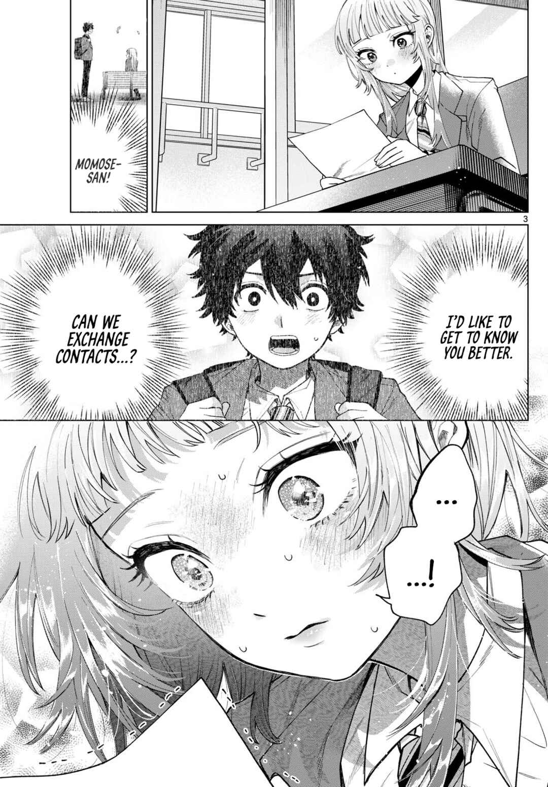 Page 3 Chapter 16 Momose Akira no Hatsukoi Hatan-chuu.