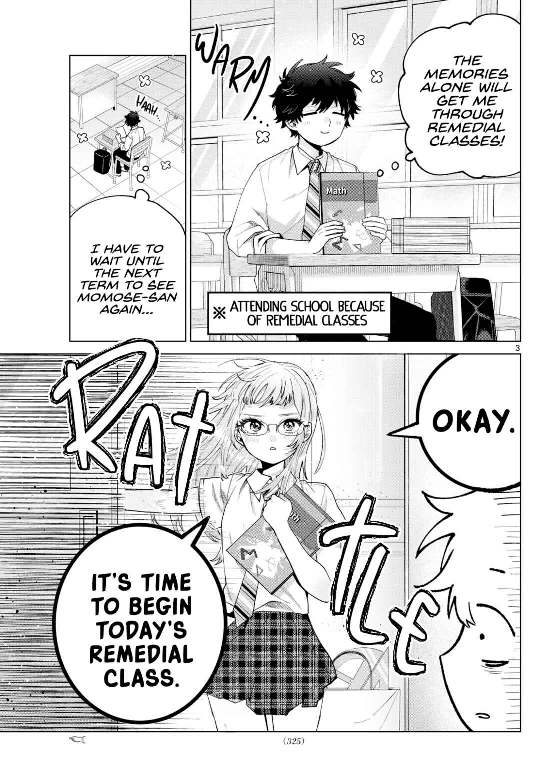 Page 3 Chapter 41 Momose Akira no Hatsukoi Hatan-chuu.