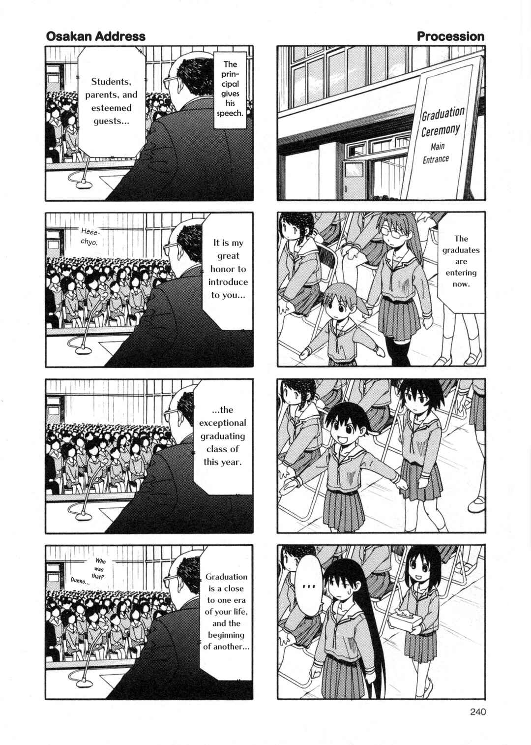 Page 8 Chapter 36 Azumanga Daioh (2009 Print)