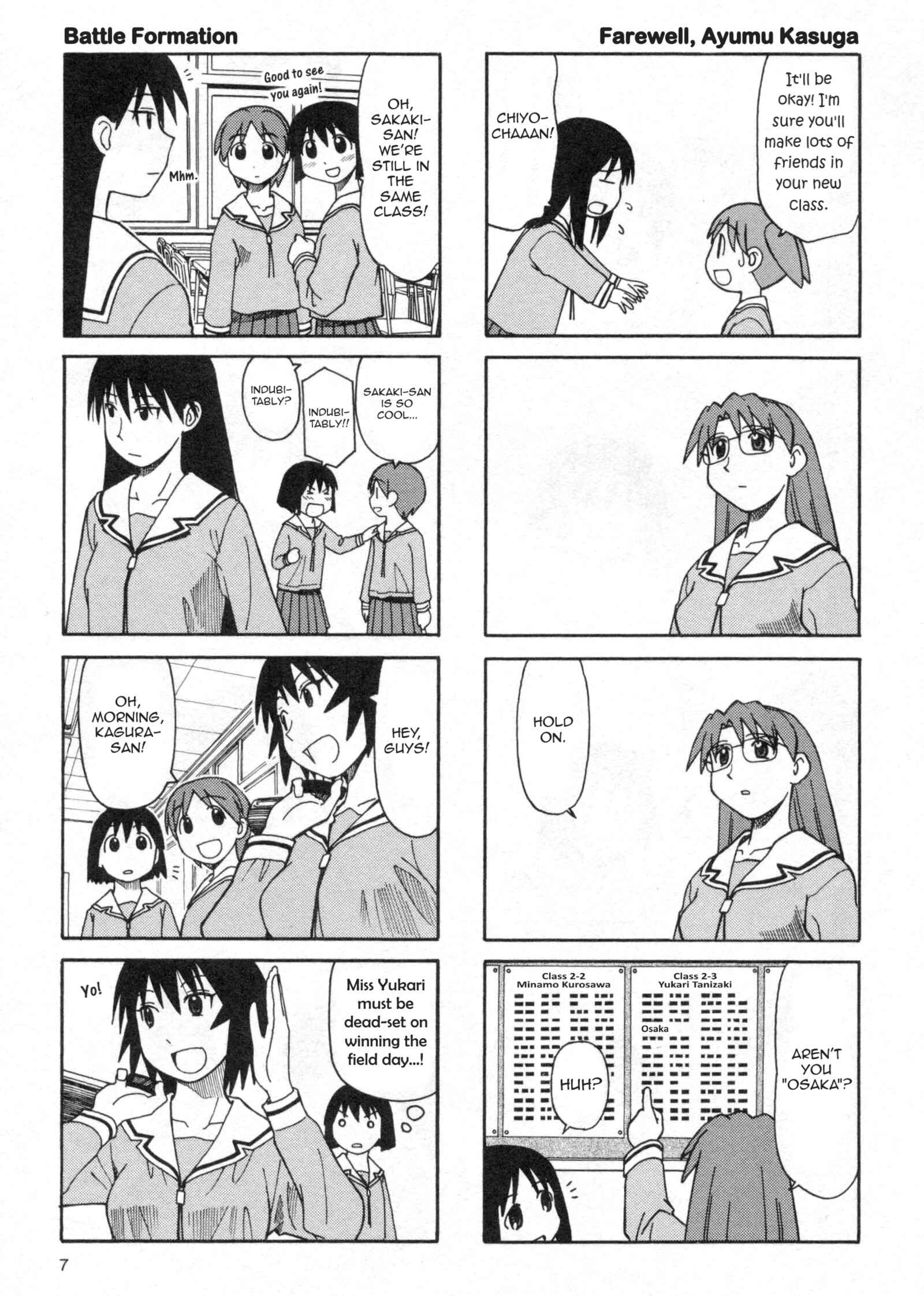 Page 8 Chapter 13 Azumanga Daioh (2009 Print)