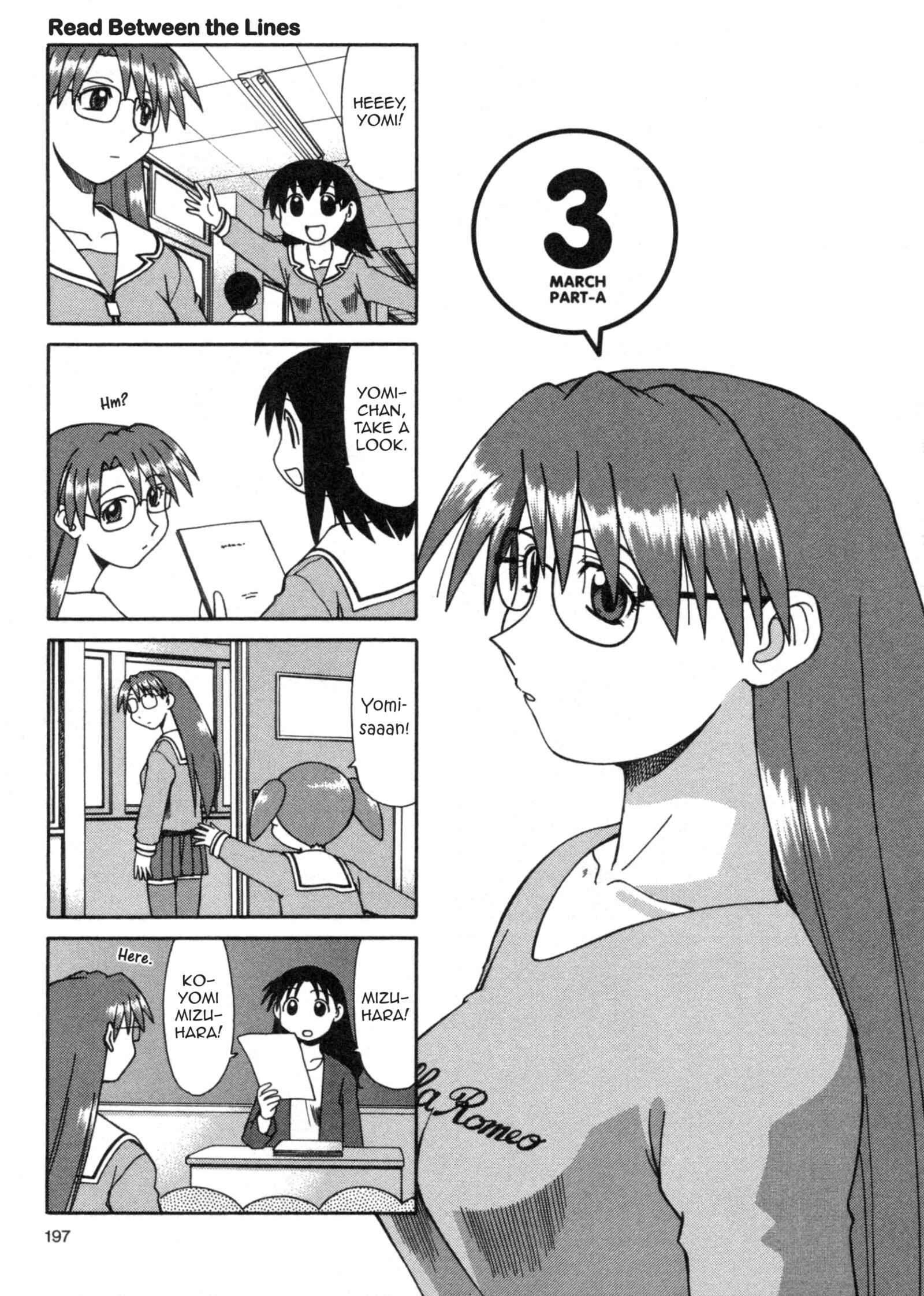 Page 1 Chapter 12 Azumanga Daioh (2009 Print)