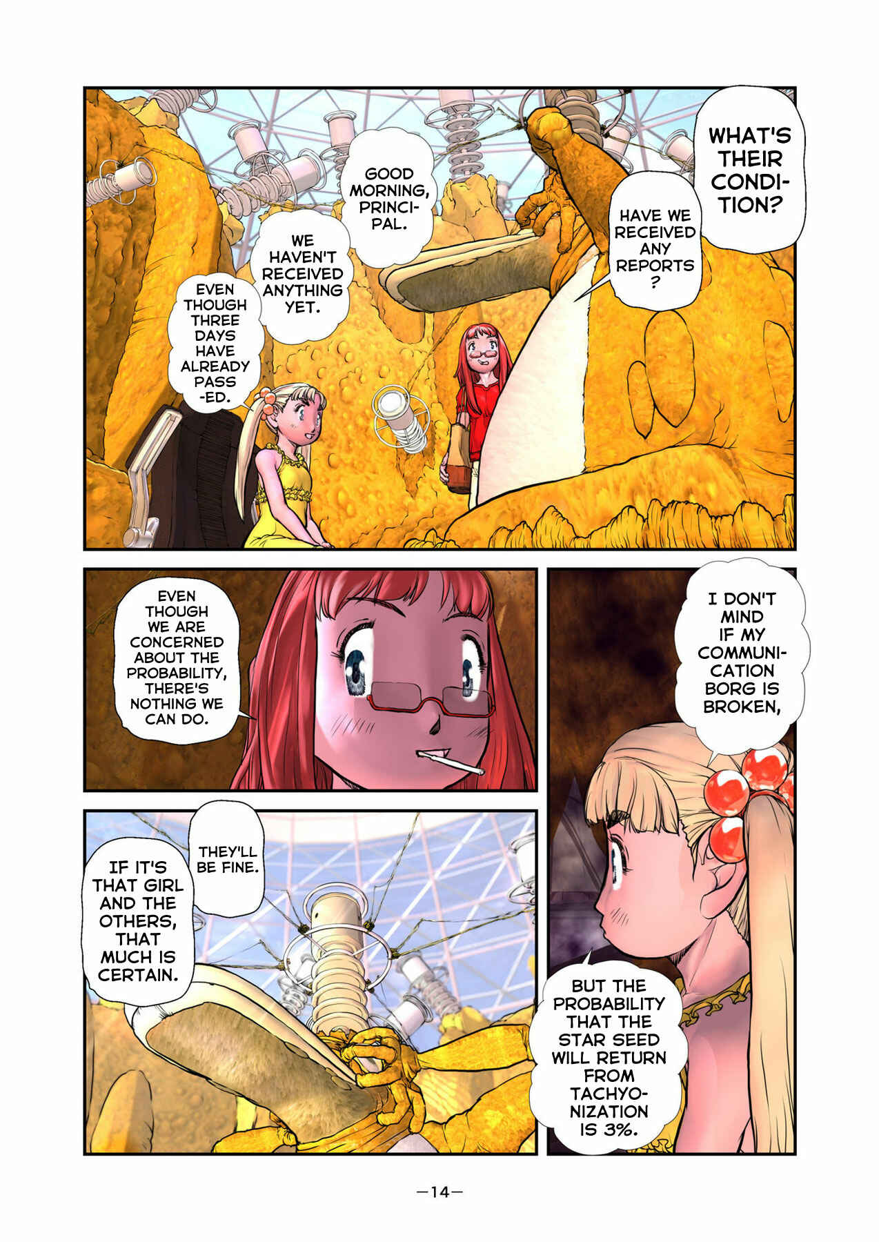 Page 14 Chapter 3 Alien 9 Next