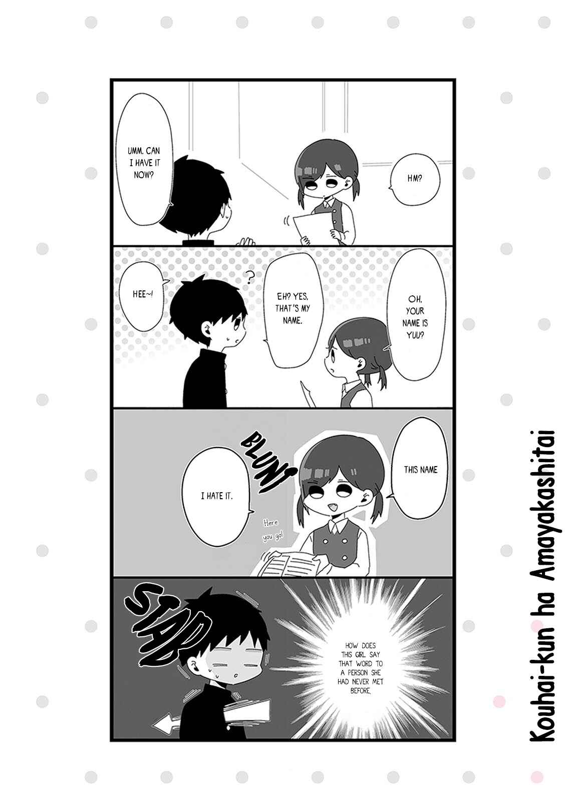 Page 2 Chapter 5 Kouhai-kun wa Amayakashitai
