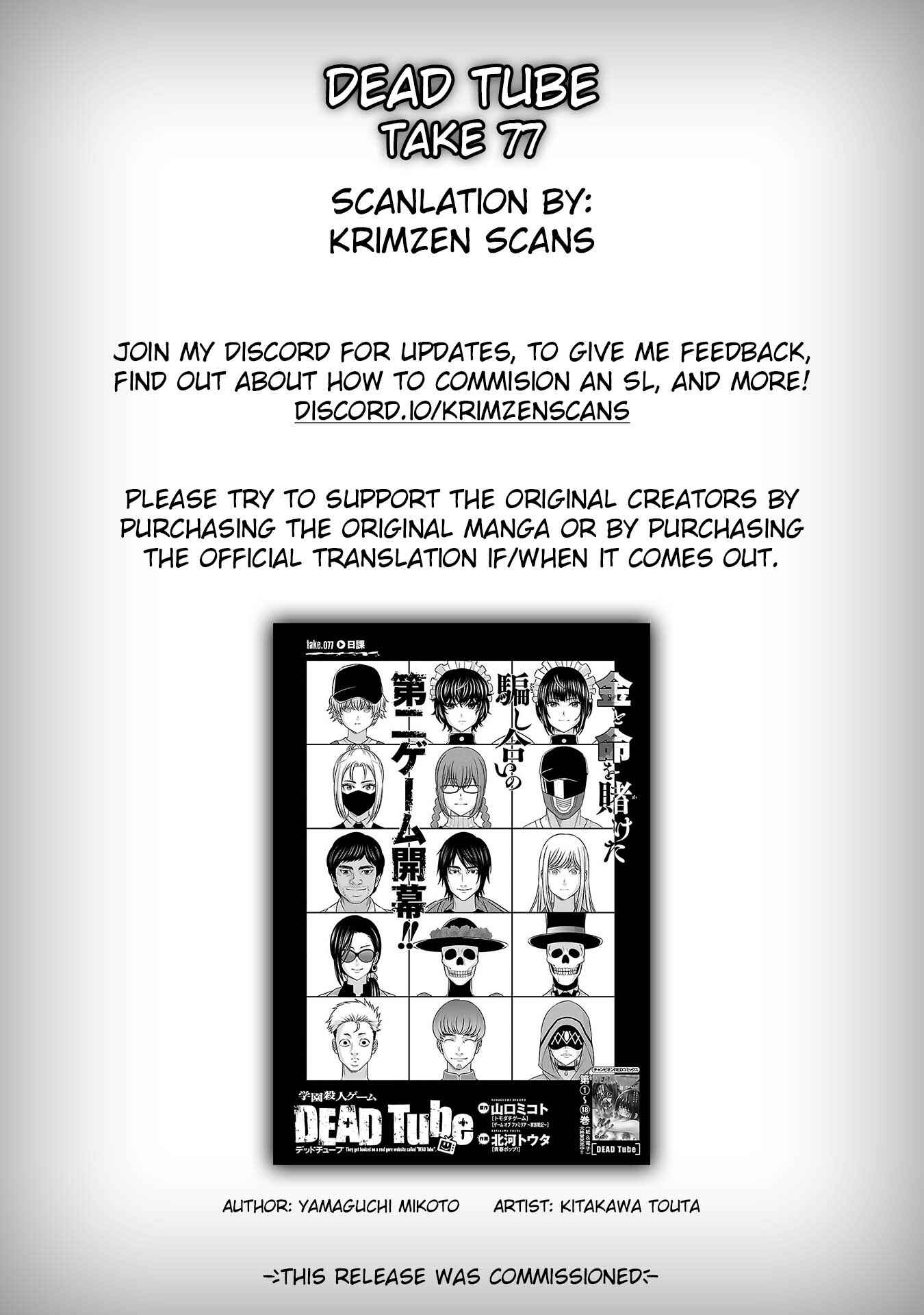 Page 1 Chapter 77 DEAD Tube