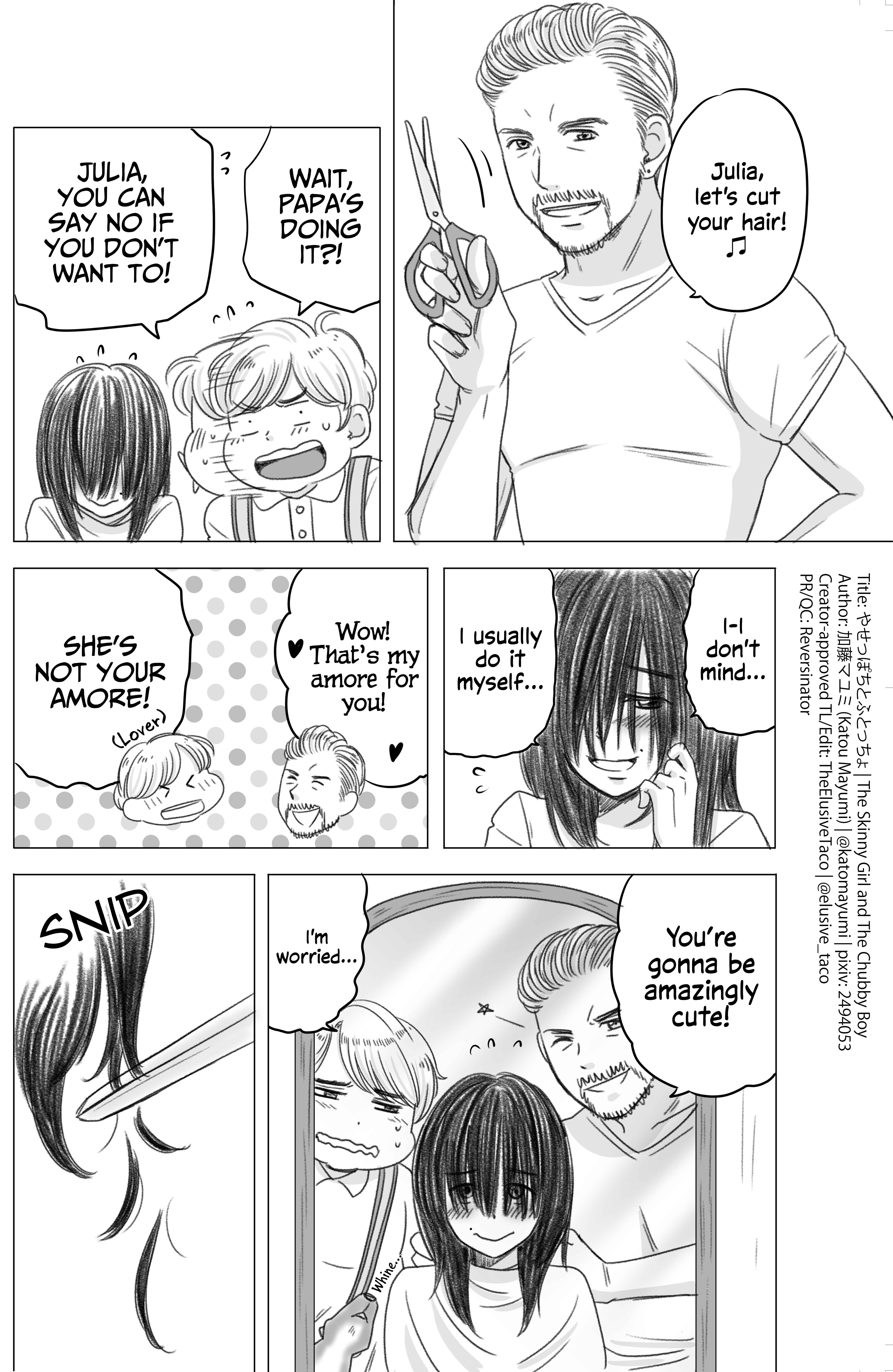 Page 1 Chapter 3 Yaseppochi to Futoccyo (Pre-Serialization)