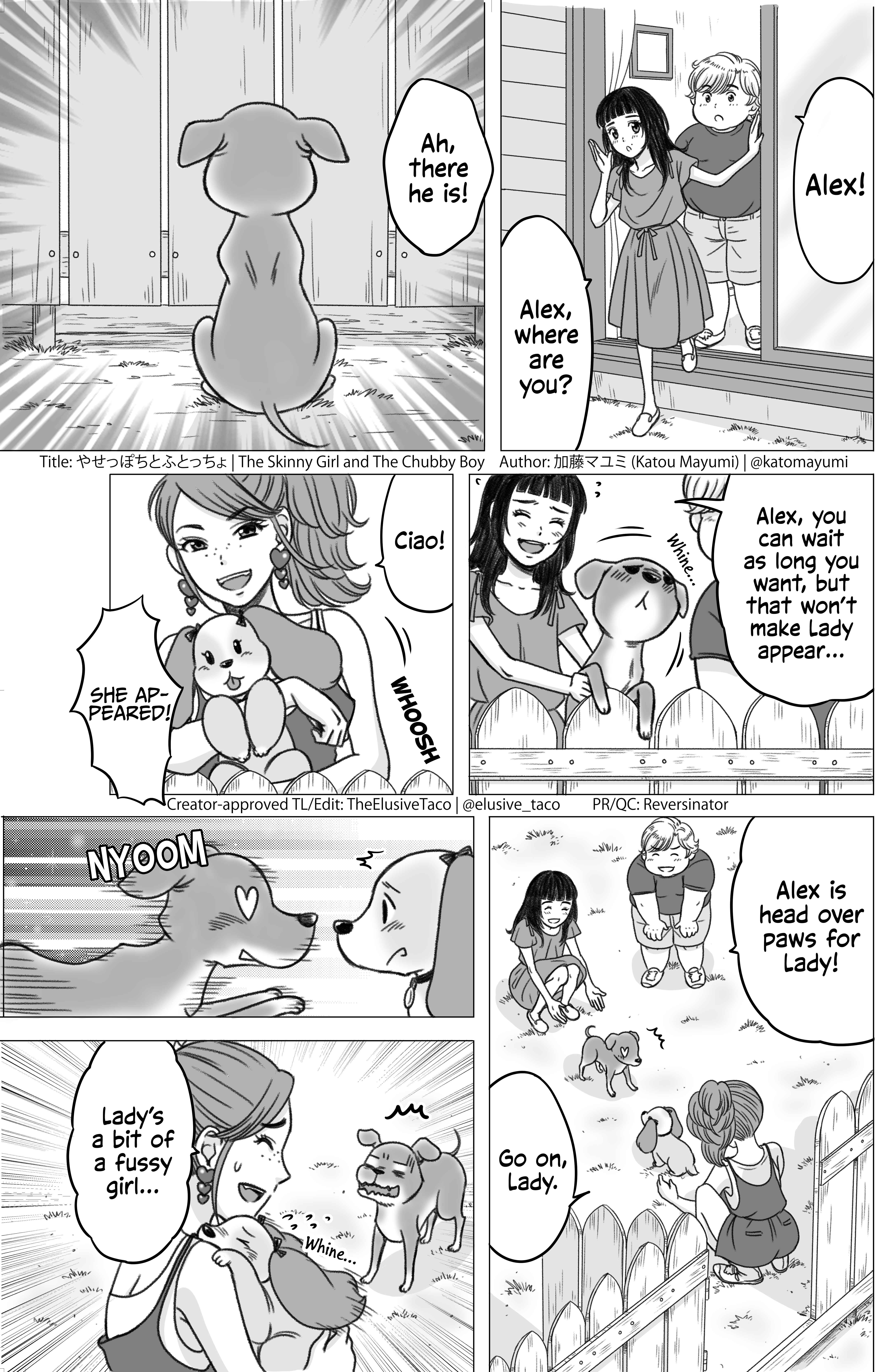 Page 1 Chapter 15 Yaseppochi to Futoccyo (Pre-Serialization)