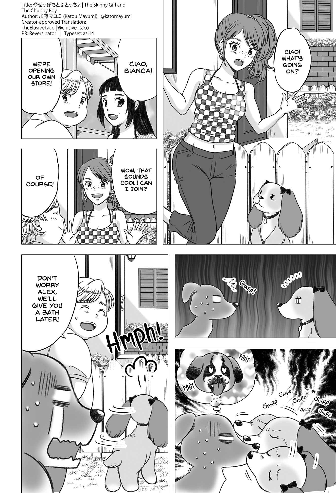 Page 2 Chapter 23 Yaseppochi to Futoccyo (Pre-Serialization)