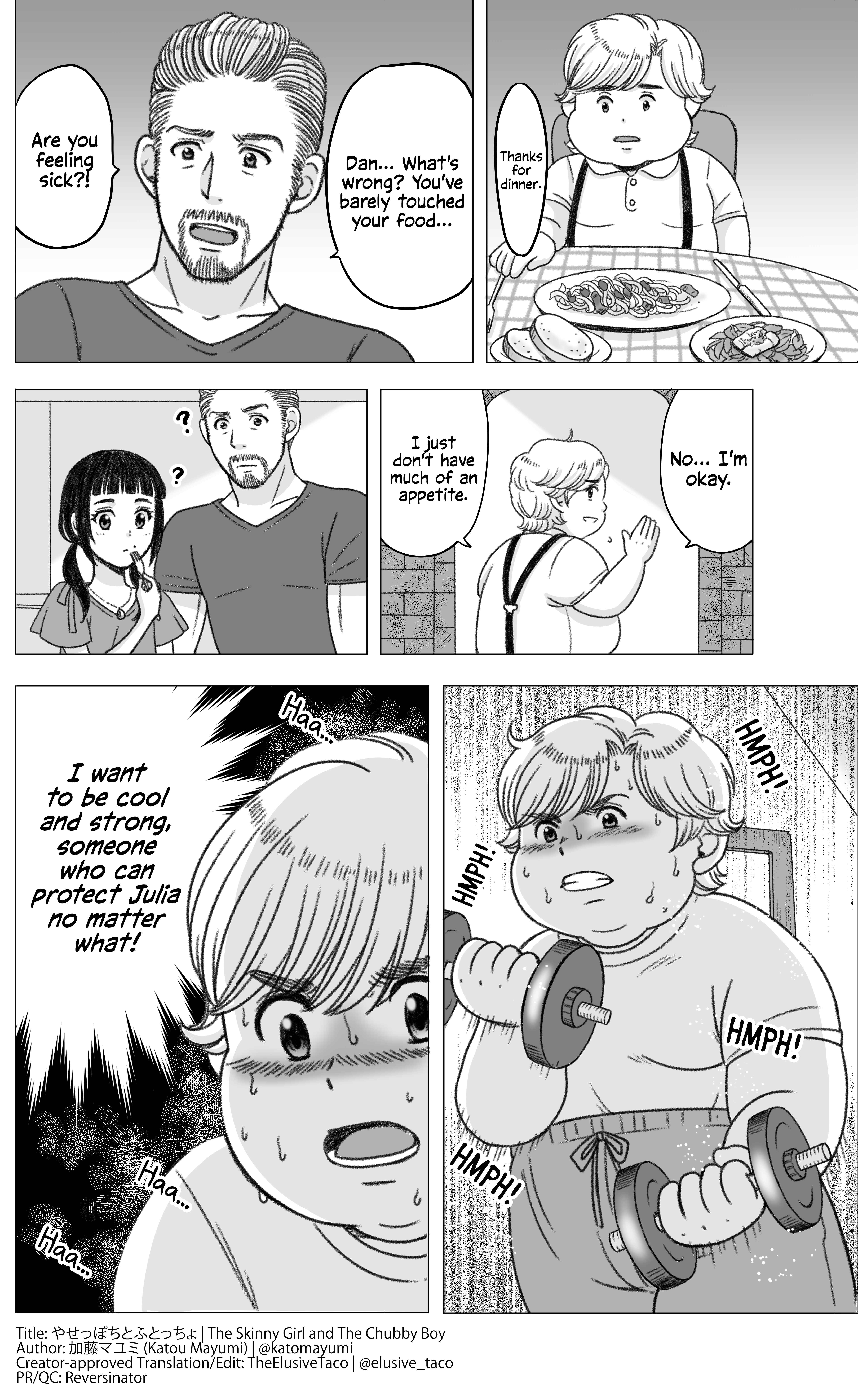 Page 2 Chapter 17 Yaseppochi to Futoccyo (Pre-Serialization)