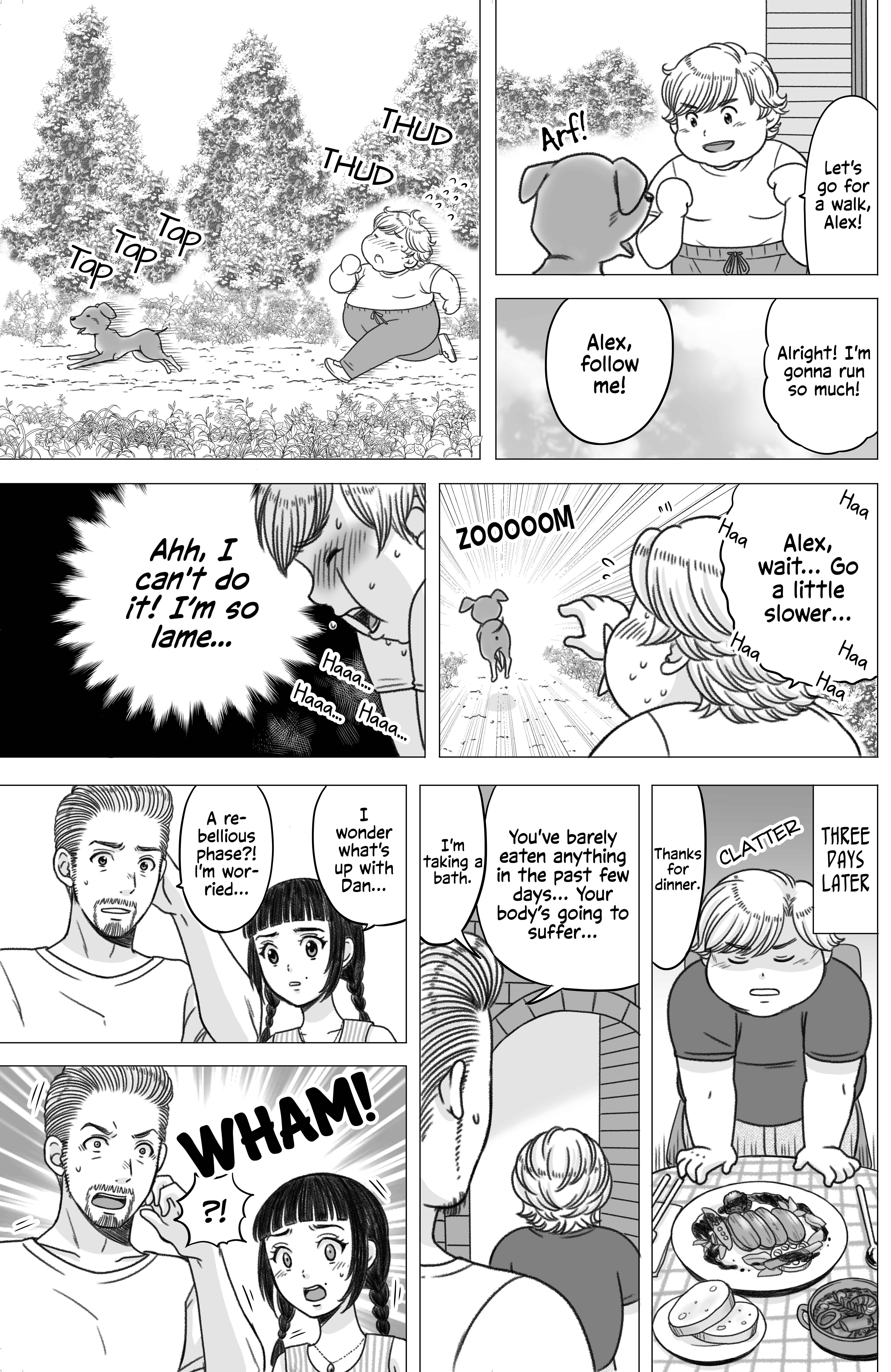 Page 3 Chapter 17 Yaseppochi to Futoccyo (Pre-Serialization)