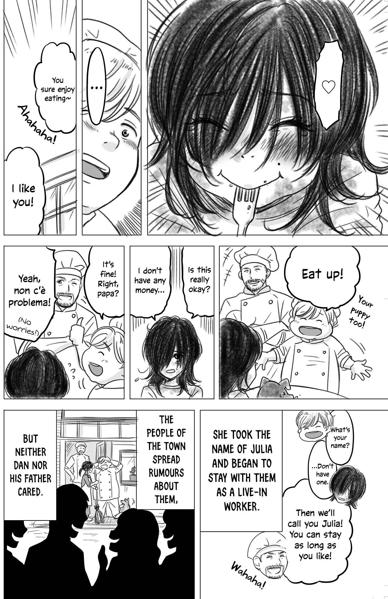 Page 4 Chapter 1 Yaseppochi to Futoccyo (Pre-Serialization)
