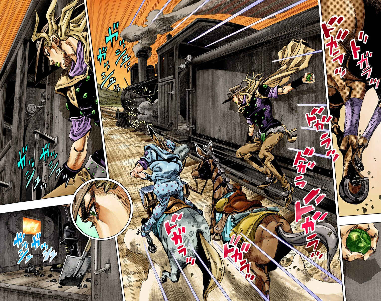 Page 9 Chapter 78 JoJos Bizarre Adventure, Part 7: Steel Ball Run (Official Colored)
