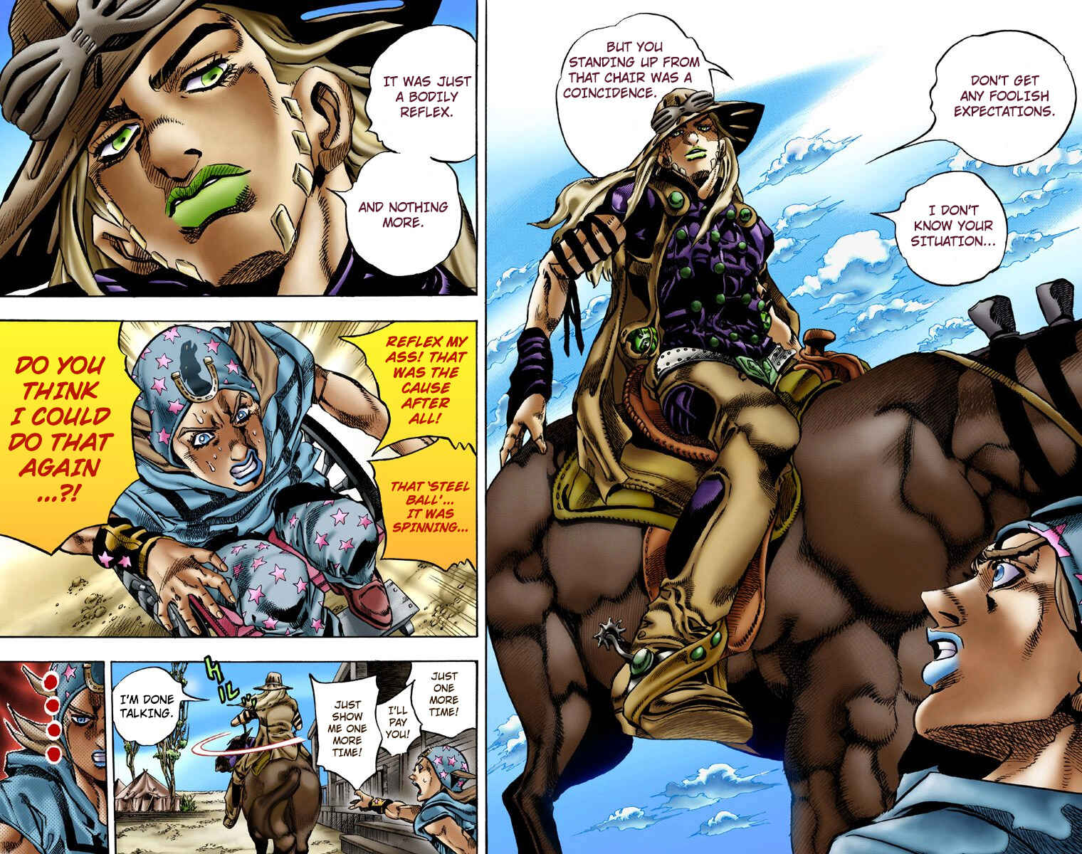 Page 25 Chapter 3 JoJos Bizarre Adventure, Part 7: Steel Ball Run (Official Colored)