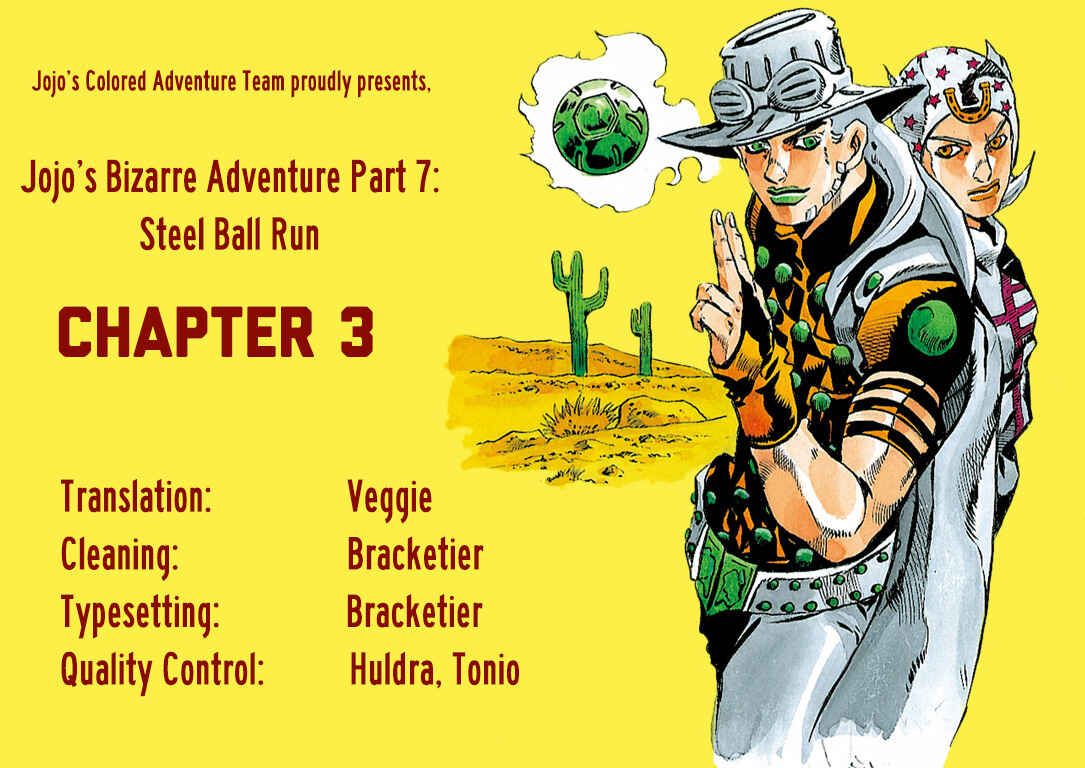 Page 32 Chapter 3 JoJos Bizarre Adventure, Part 7: Steel Ball Run (Official Colored)