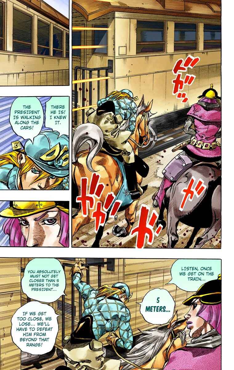 Page 17 Chapter 74 JoJos Bizarre Adventure, Part 7: Steel Ball Run (Official Colored)