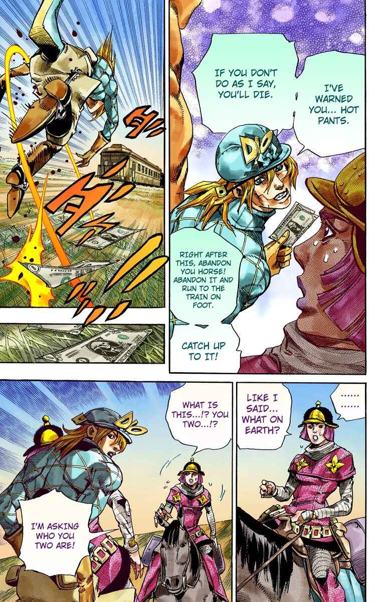 Page 28 Chapter 74 JoJos Bizarre Adventure, Part 7: Steel Ball Run (Official Colored)