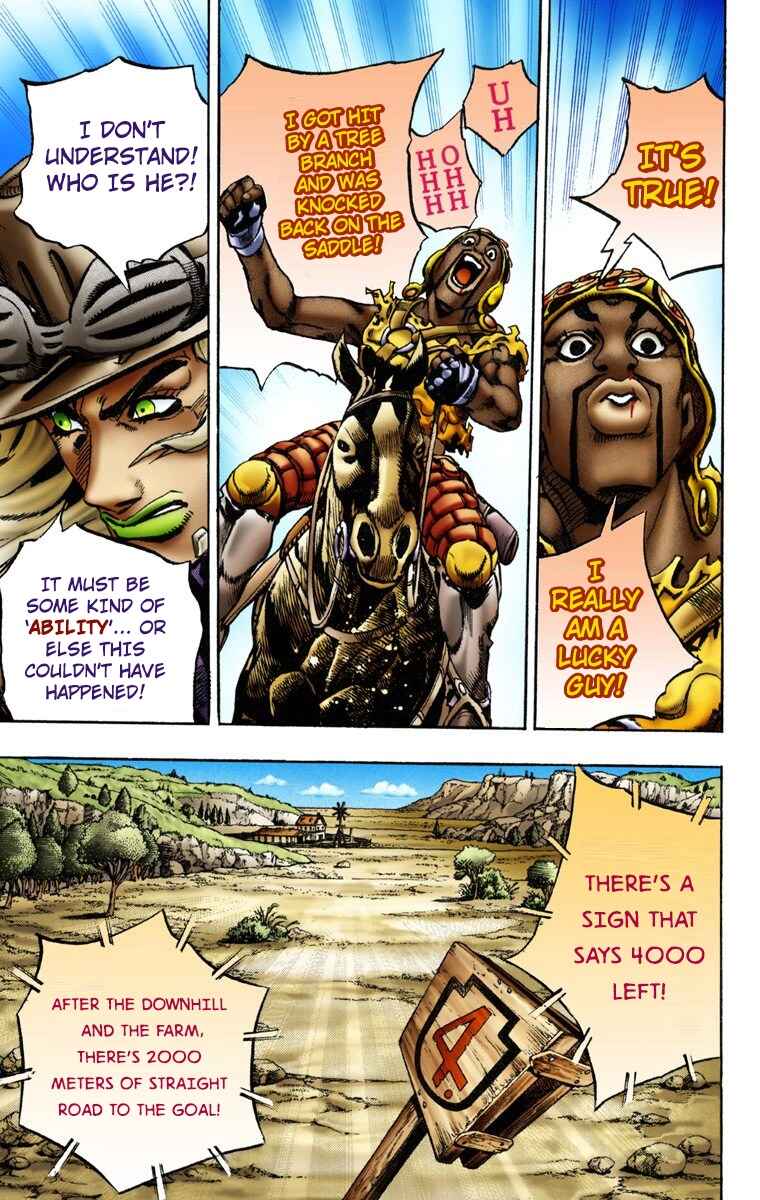 Page 27 Chapter 8 JoJos Bizarre Adventure, Part 7: Steel Ball Run (Official Colored)