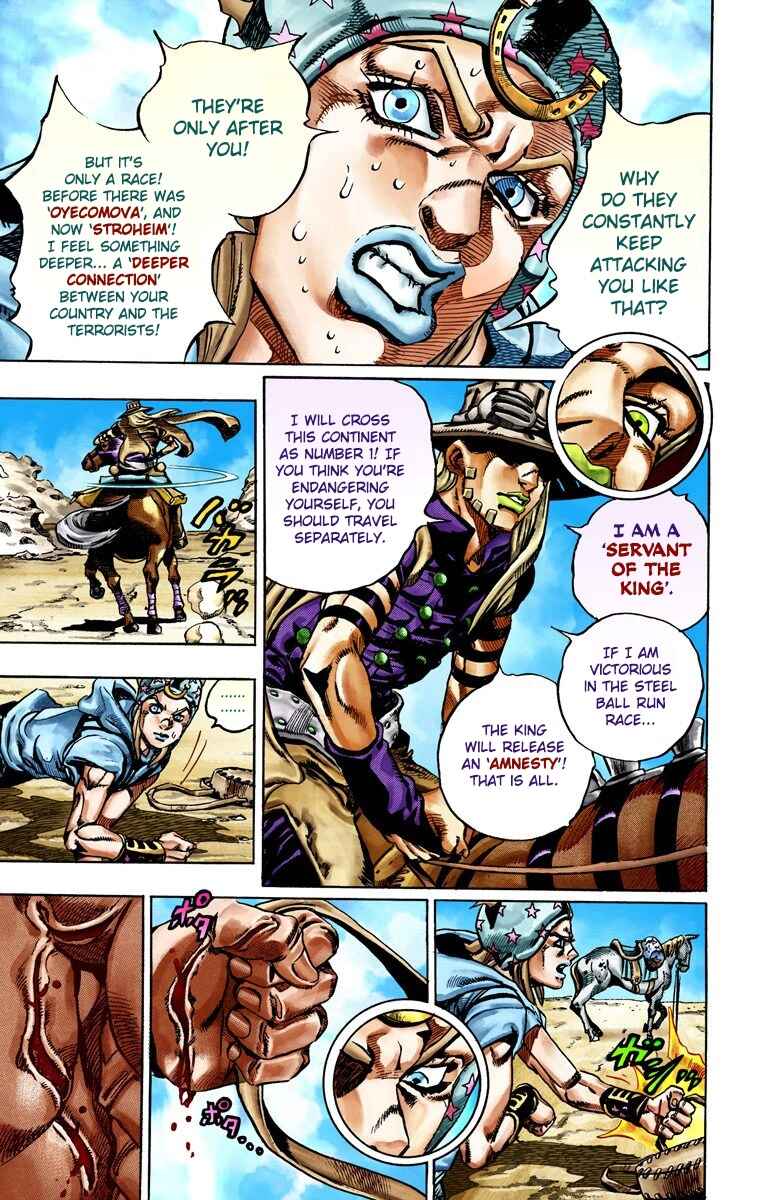 Page 18 Chapter 25 JoJos Bizarre Adventure, Part 7: Steel Ball Run (Official Colored)