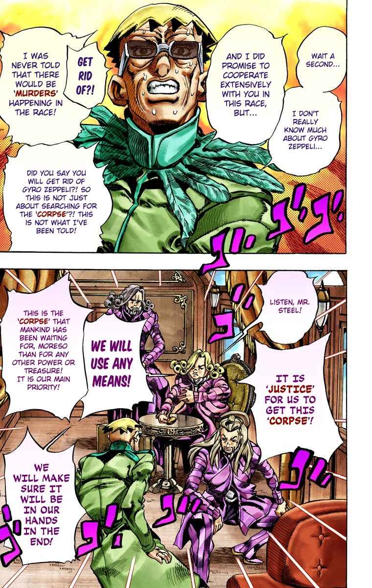Page 33 Chapter 25 JoJos Bizarre Adventure, Part 7: Steel Ball Run (Official Colored)