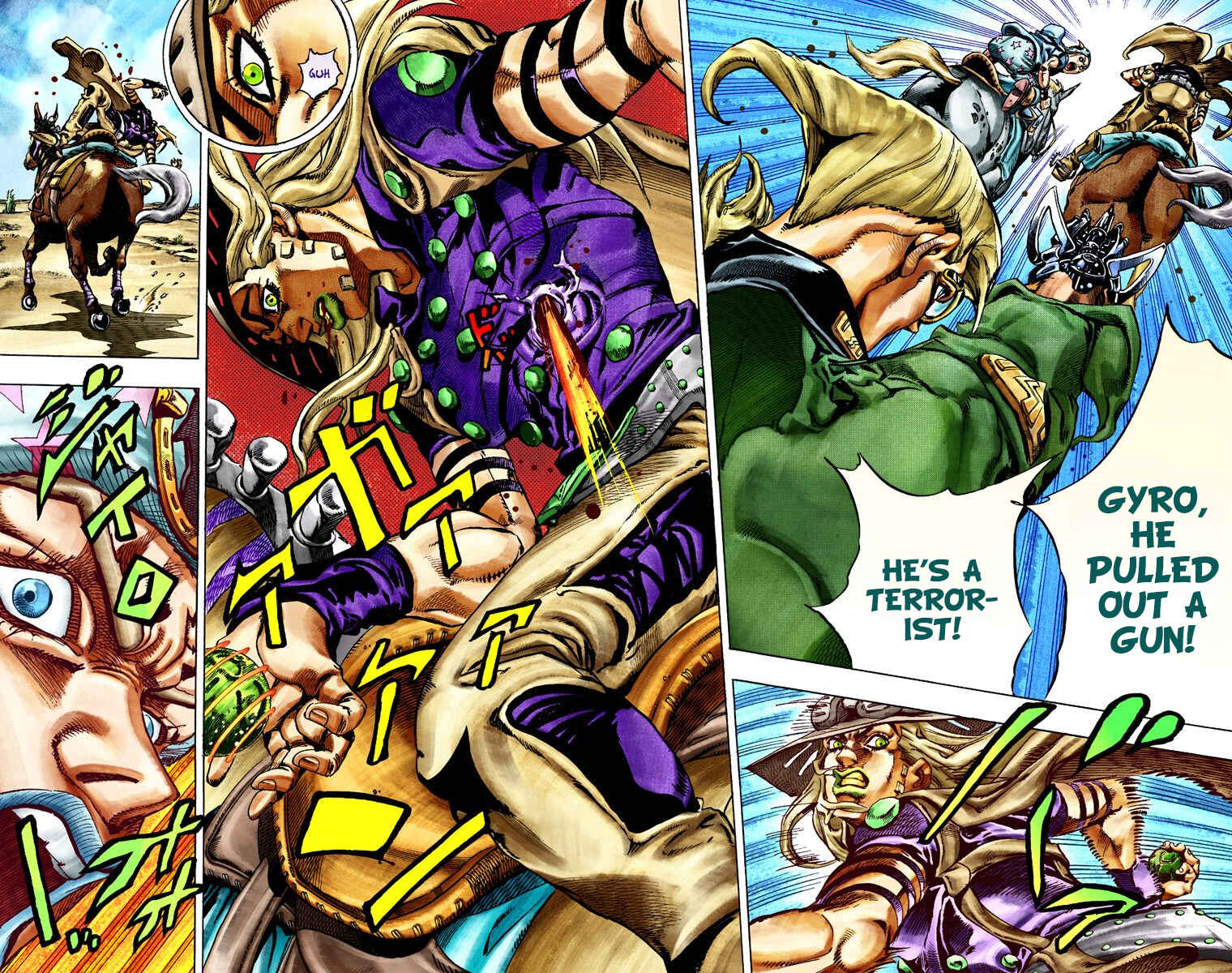Page 9 Chapter 25 JoJos Bizarre Adventure, Part 7: Steel Ball Run (Official Colored)