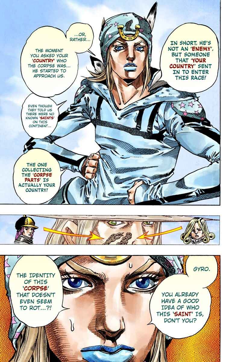 Page 15 Chapter 45 JoJos Bizarre Adventure, Part 7: Steel Ball Run (Official Colored)