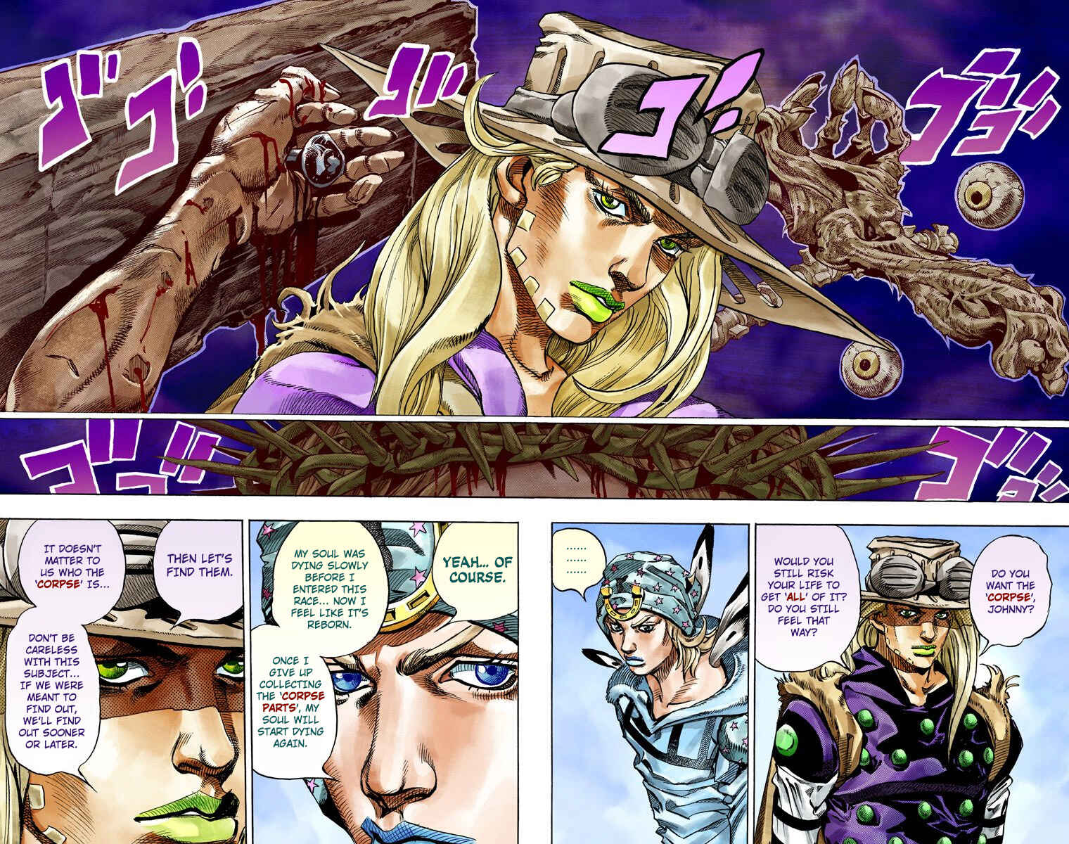 Page 16 Chapter 45 JoJos Bizarre Adventure, Part 7: Steel Ball Run (Official Colored)