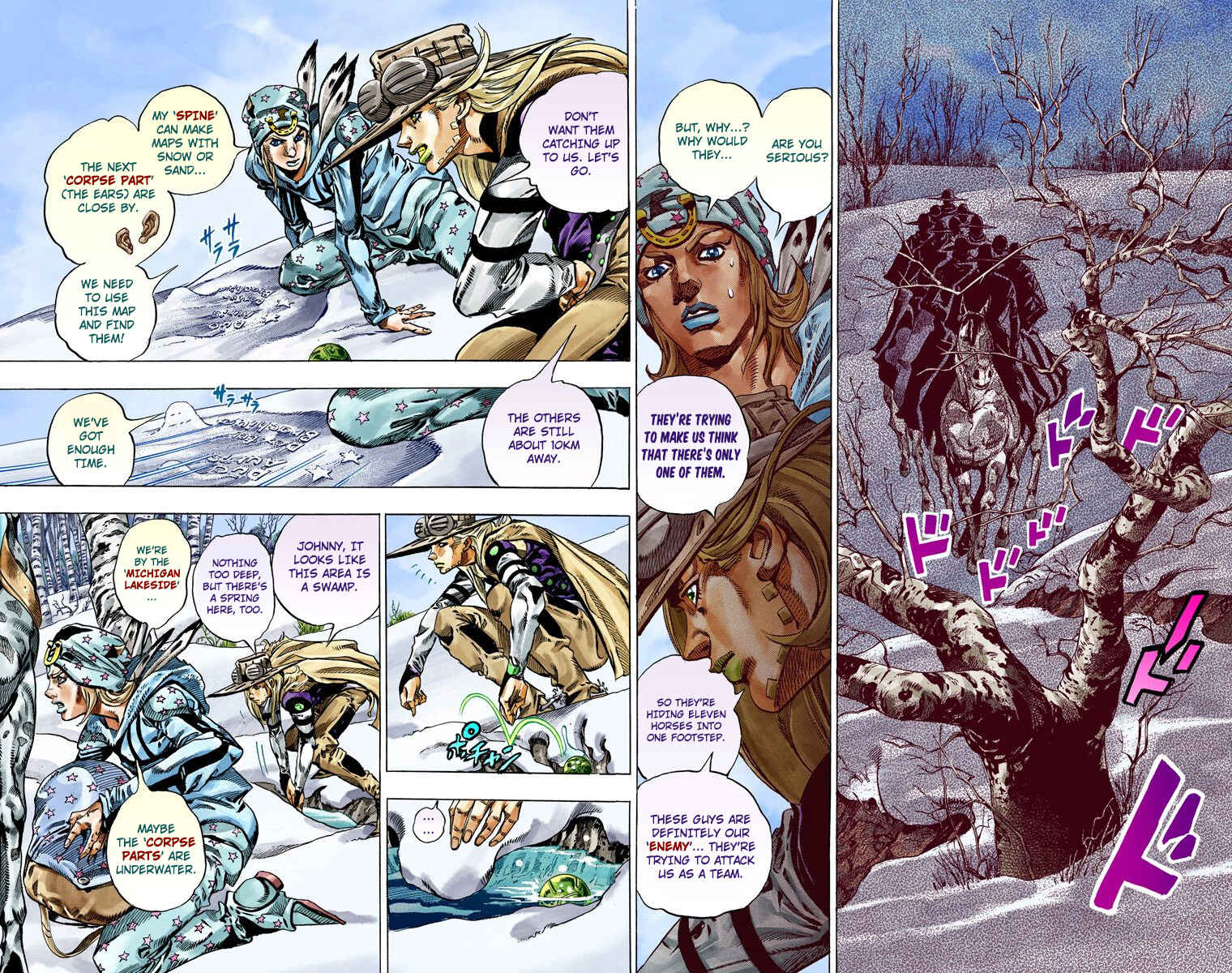 Page 19 Chapter 45 JoJos Bizarre Adventure, Part 7: Steel Ball Run (Official Colored)