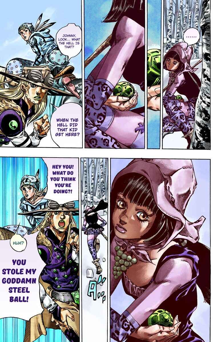 Page 21 Chapter 45 JoJos Bizarre Adventure, Part 7: Steel Ball Run (Official Colored)