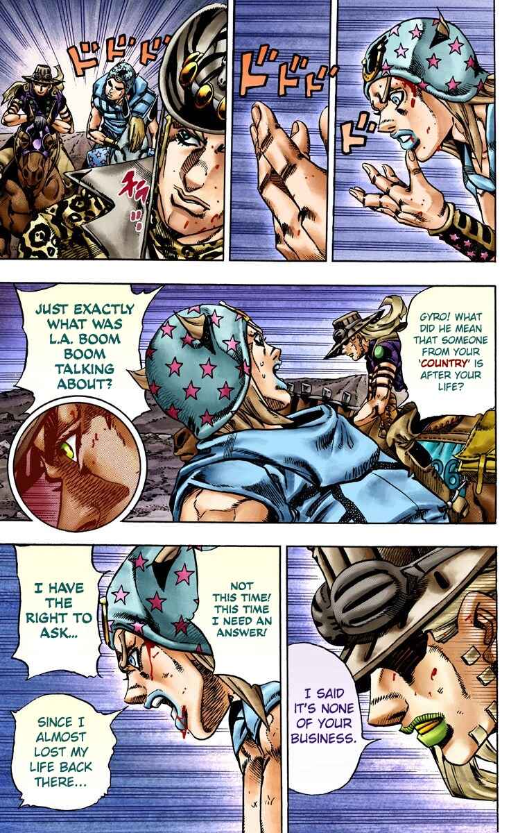 Page 13 Chapter 20 JoJos Bizarre Adventure, Part 7: Steel Ball Run (Official Colored)