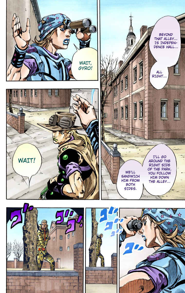 Page 12 Chapter 64 JoJos Bizarre Adventure, Part 7: Steel Ball Run (Official Colored)