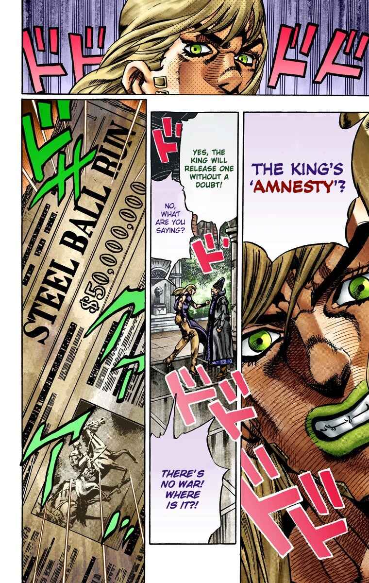 Page 15 Chapter 21 JoJos Bizarre Adventure, Part 7: Steel Ball Run (Official Colored)