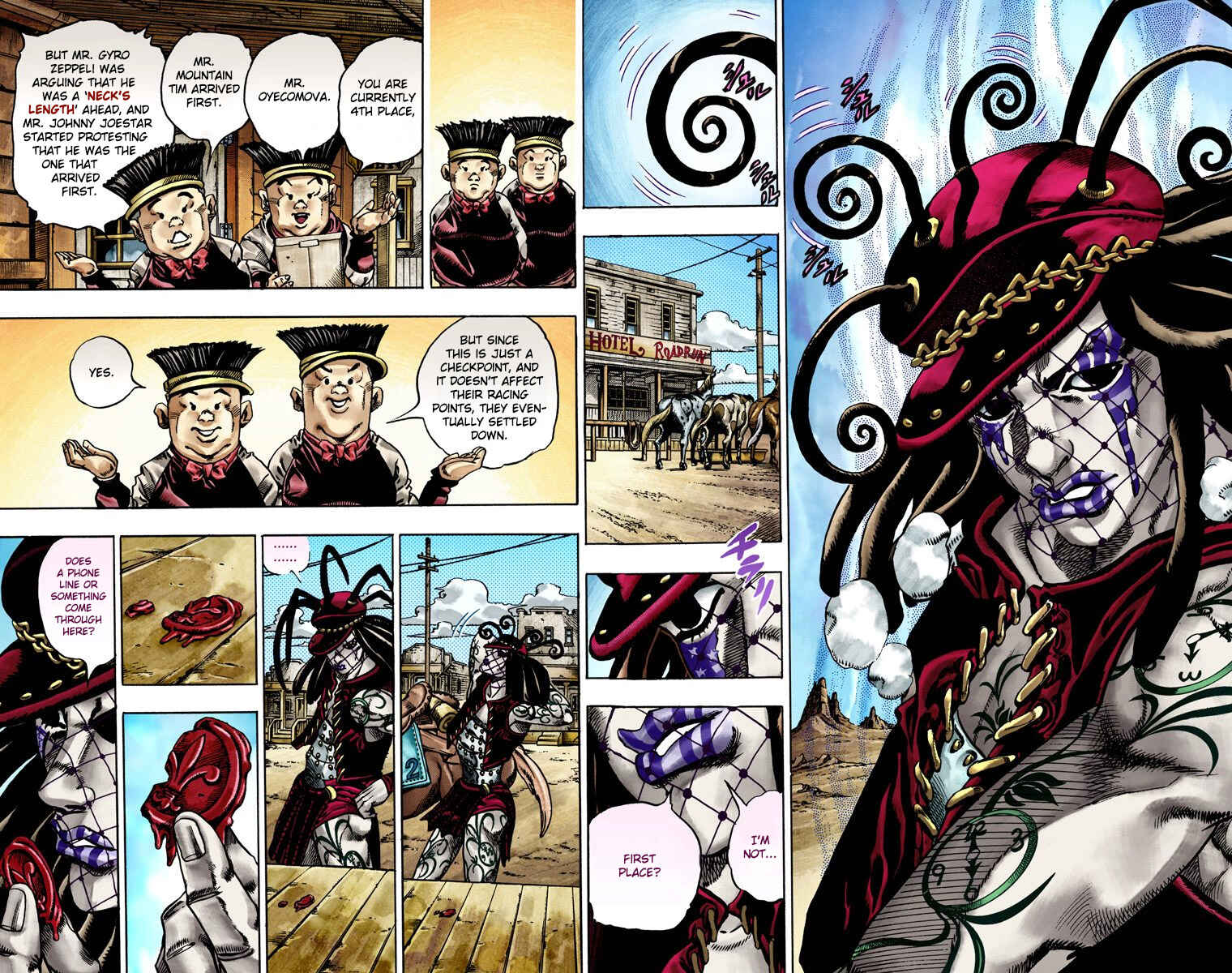 Page 20 Chapter 21 JoJos Bizarre Adventure, Part 7: Steel Ball Run (Official Colored)