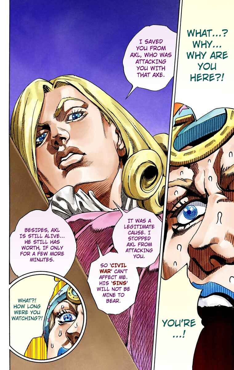 Page 50 Chapter 59 JoJos Bizarre Adventure, Part 7: Steel Ball Run (Official Colored)