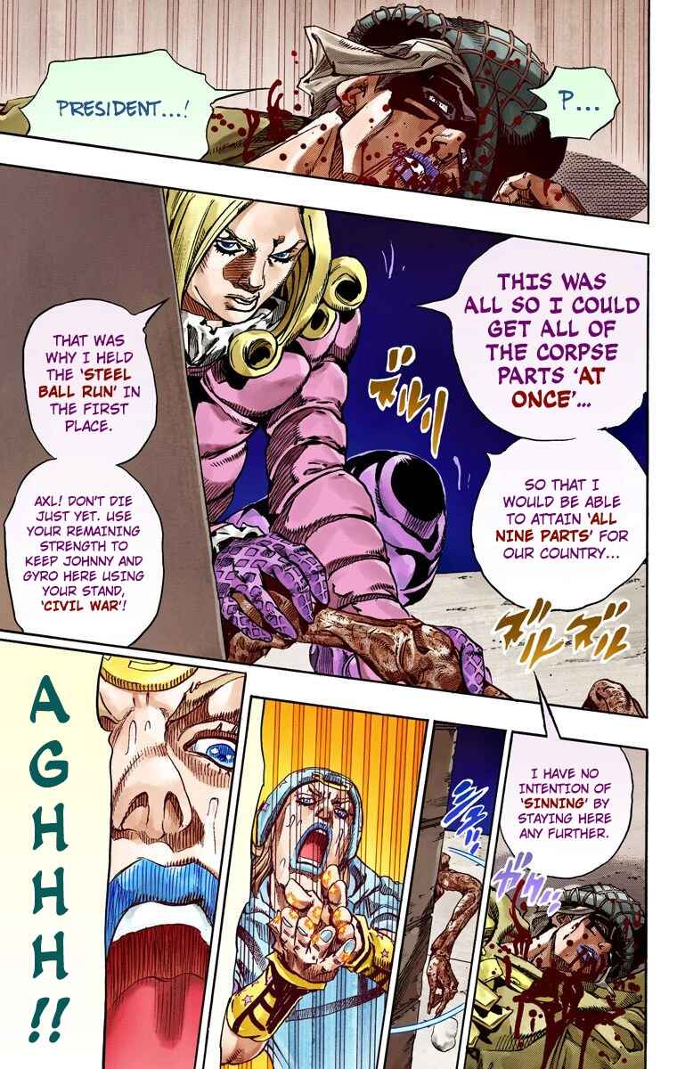 Page 51 Chapter 59 JoJos Bizarre Adventure, Part 7: Steel Ball Run (Official Colored)