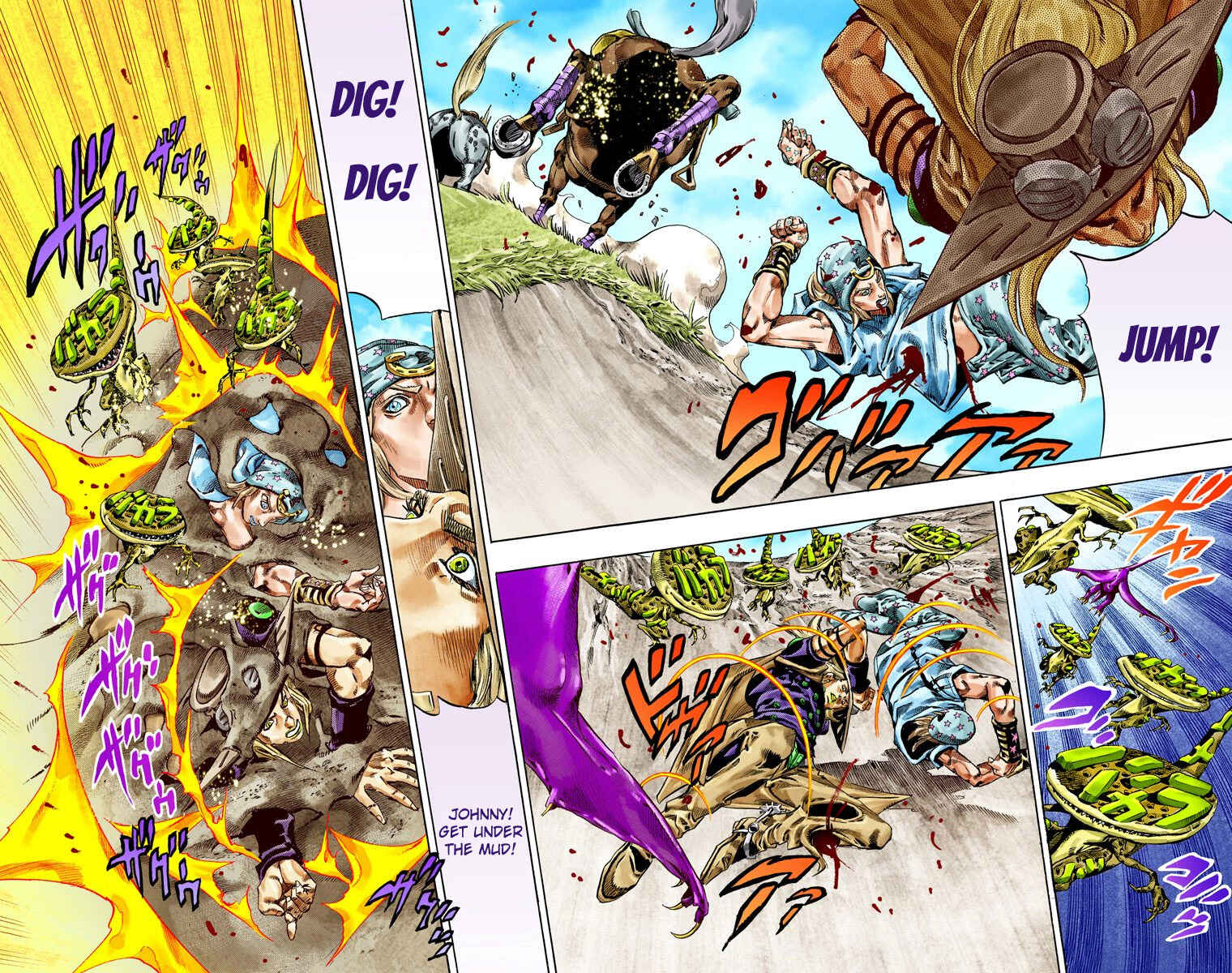 Page 38 Chapter 42 JoJos Bizarre Adventure, Part 7: Steel Ball Run (Official Colored)