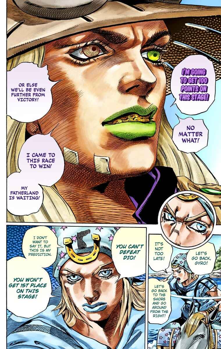 Page 13 Chapter 32 JoJos Bizarre Adventure, Part 7: Steel Ball Run (Official Colored)