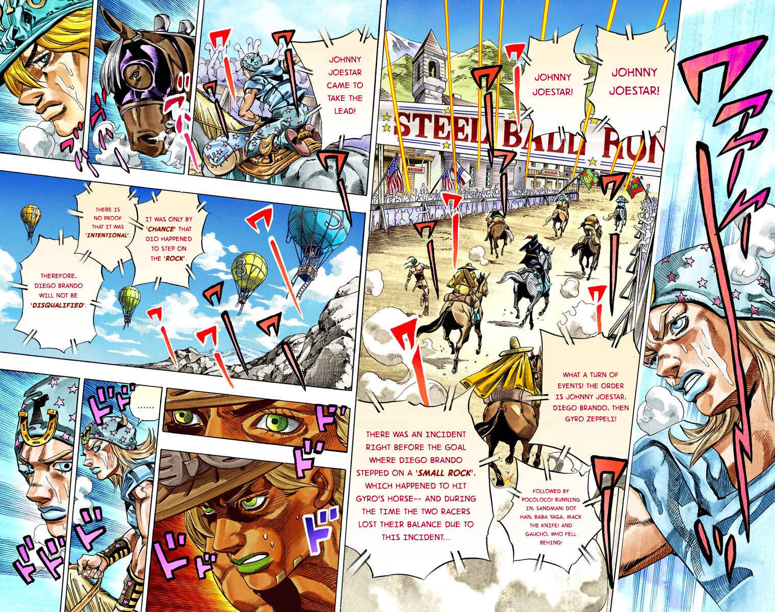Page 36 Chapter 32 JoJos Bizarre Adventure, Part 7: Steel Ball Run (Official Colored)