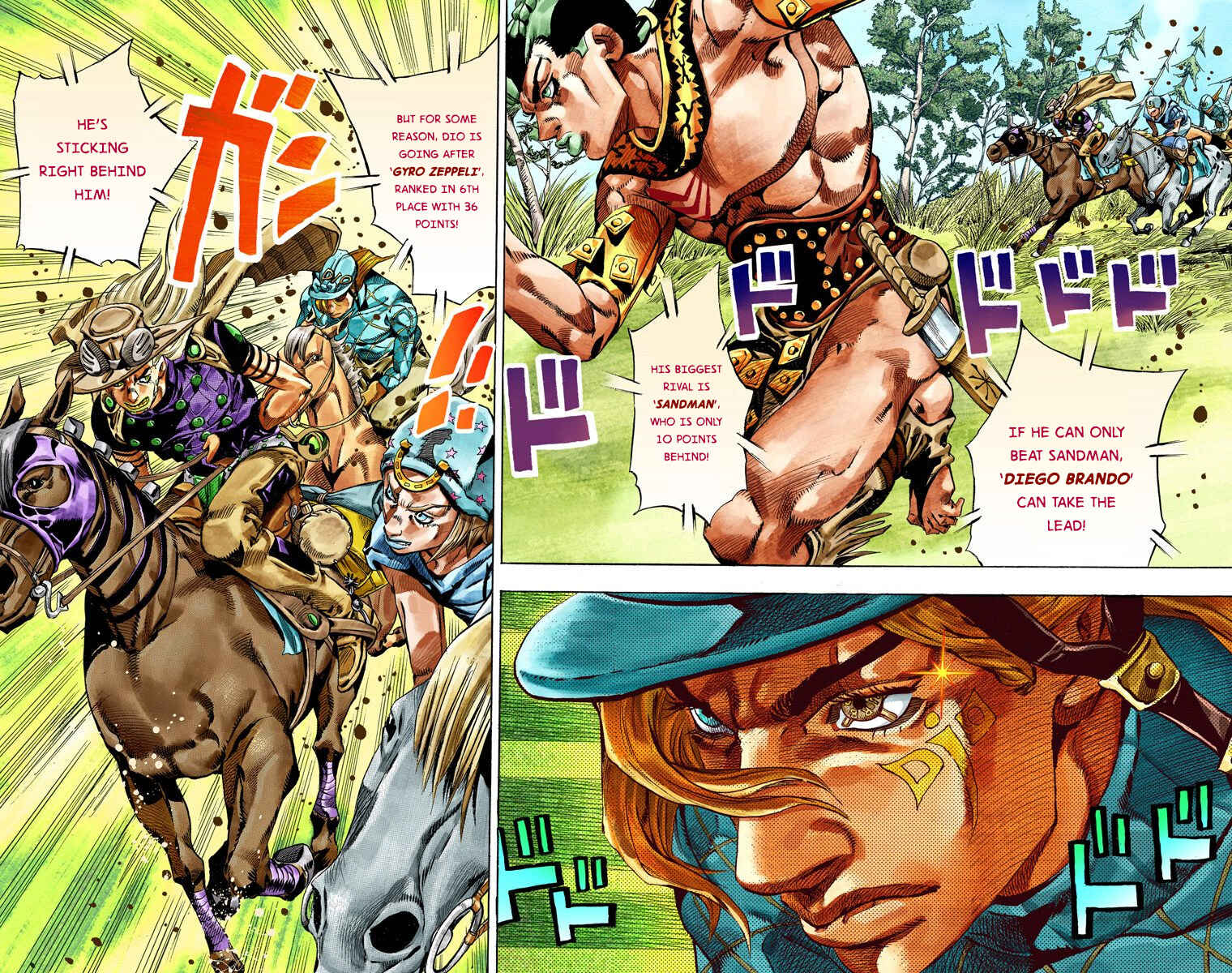 Page 4 Chapter 32 JoJos Bizarre Adventure, Part 7: Steel Ball Run (Official Colored)
