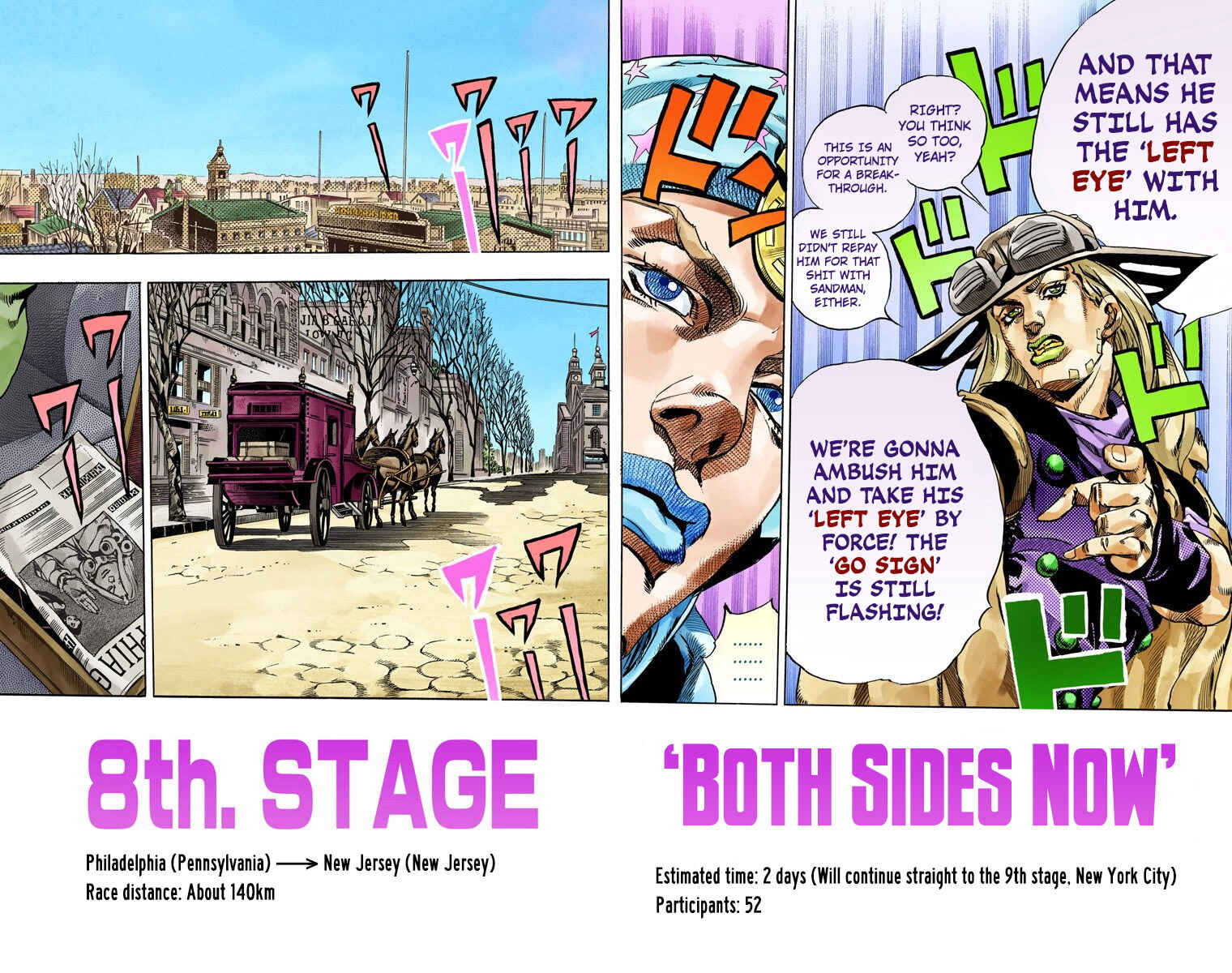 Page 12 Chapter 60 JoJos Bizarre Adventure, Part 7: Steel Ball Run (Official Colored)