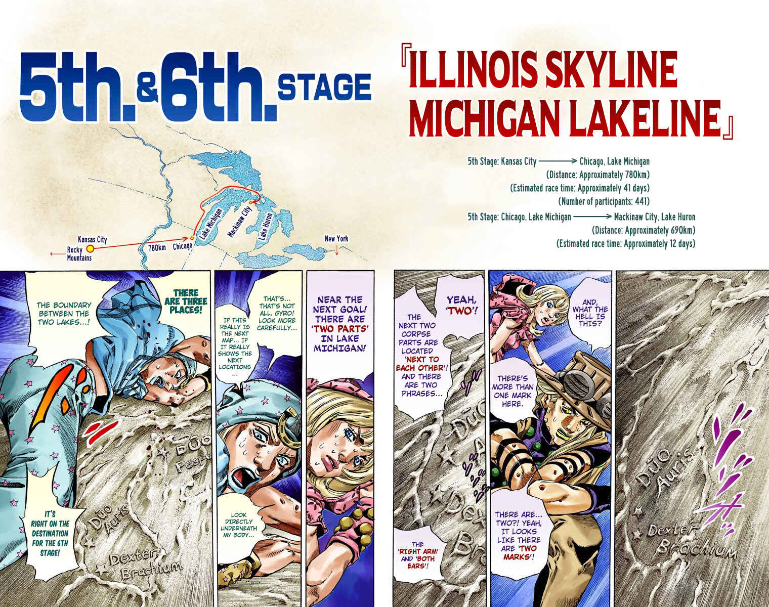Page 19 Chapter 40 JoJos Bizarre Adventure, Part 7: Steel Ball Run (Official Colored)