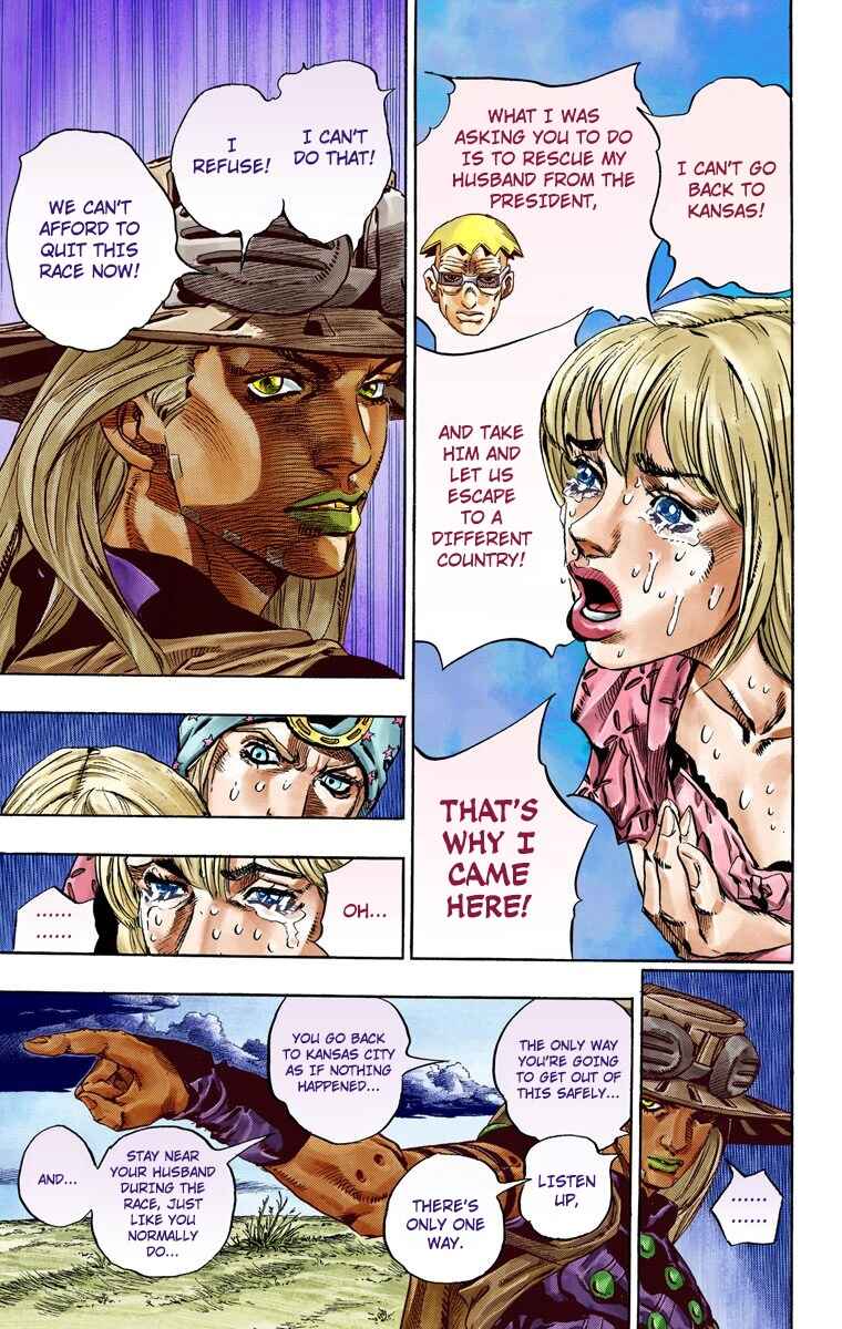 Page 27 Chapter 40 JoJos Bizarre Adventure, Part 7: Steel Ball Run (Official Colored)