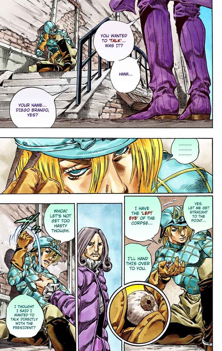 Page 35 Chapter 40 JoJos Bizarre Adventure, Part 7: Steel Ball Run (Official Colored)